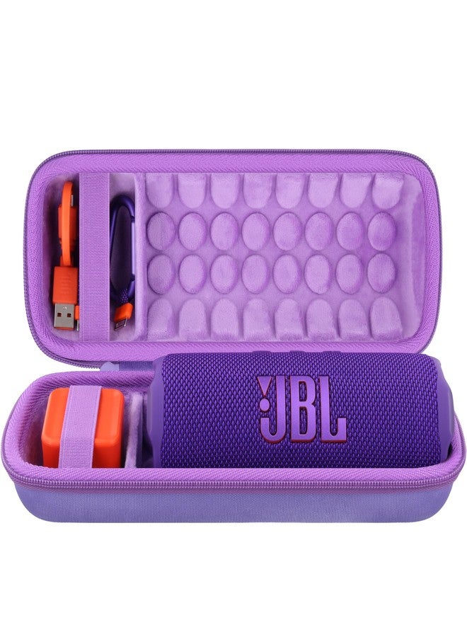 khanka Case for JBL Flip 7/Flip 6 Waterproof Portable Bluetooth Speaker,Case Only(Purple) - Image 1