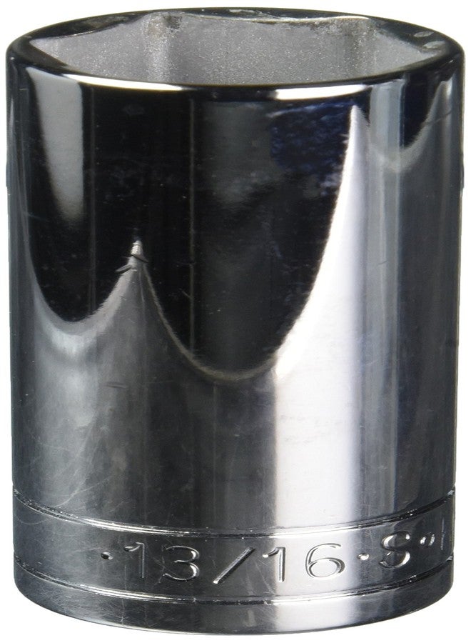 اس كي كي SK Tools USA محرك 3/8 بوصة - 13/16 بوصة - مقبس كروم عميق سداسي النقاط - 40426 - Image 1