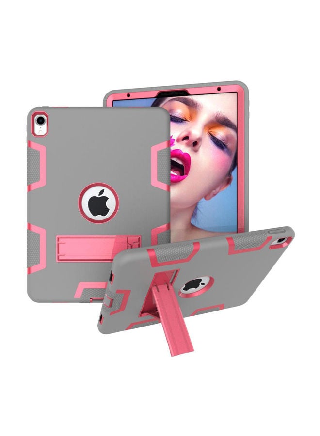 Loquat Protective Case Cover With Stand For Apple iPad Pro (2018) 11-inch Grey/Pink - Image 2