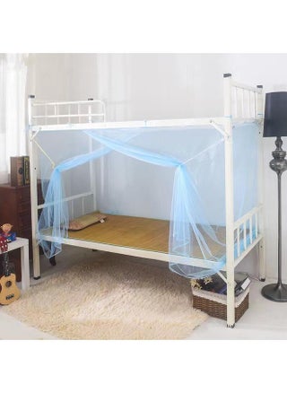 Encrypted Blue Net Top Door