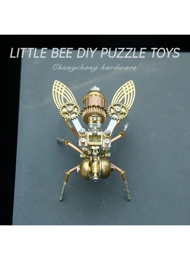 Little Bee Steampunk Mechanical Metal Puzzle DIY Model With Tools Holiday Gift - Image 5