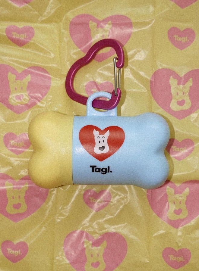 Tagi. The Fruits of Love Dog Poop Bag Rolls with Dispenser, Portable Pet Waste Bags for Dog Walking, Leak Proof and Extra Thick, 1 Berry Poop Bag Holder and 8 Roll Bags - Image 5