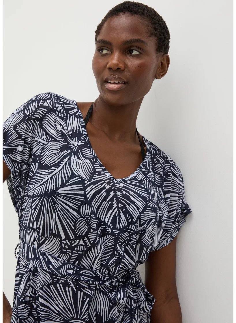 Matalan Navy Floral Kaftan