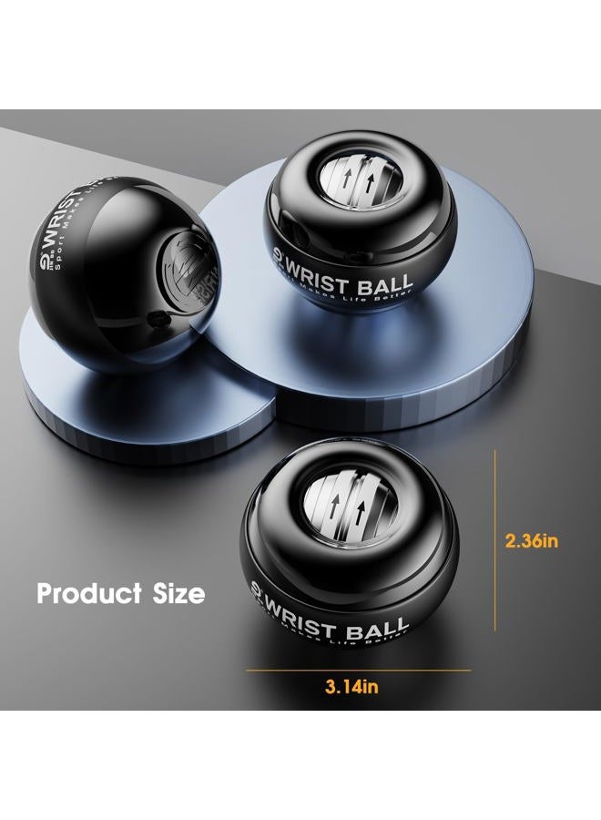 JIN BD Wrist Trainer Ball Auto-Start Wrist Strengthener Gyroscopic Forearm Exerciser Gyro Ball for Strengthen Arms, Fingers, Wrist Bones and Muscles - Image 4