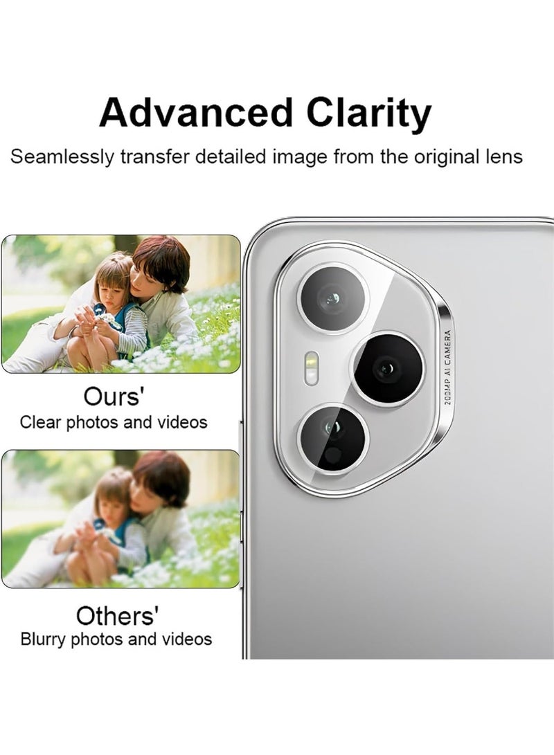Muzz Camera Lens Protector Compatible with Honor 400 Pro 2025 3D Glass Lens Ultra Thin Tempered Glass Scratch Resistant Camera Protector For Honor 400 Pro 2025 - Image 3