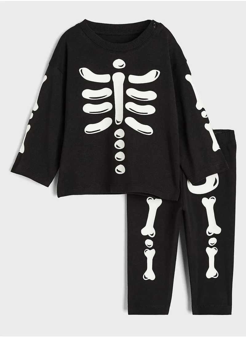 H&M Infant Printed Pyjama Set