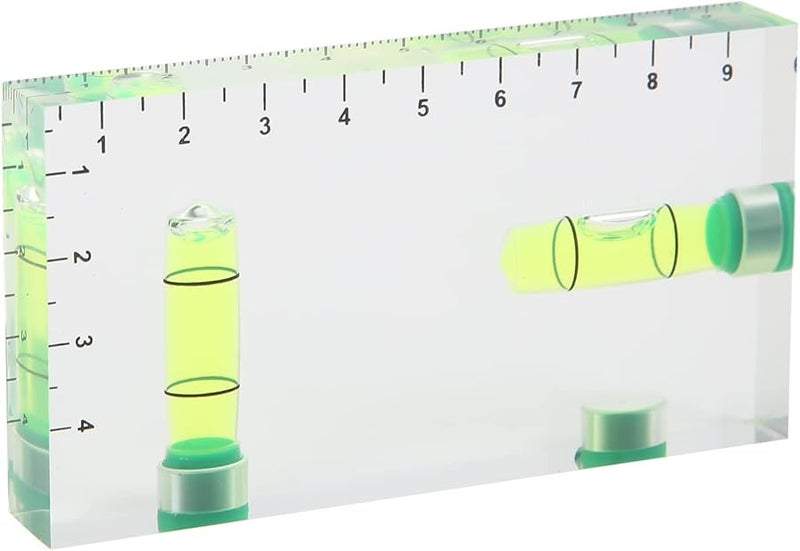 Acrylic Two Way Horizontal Bubble Level High Precision Lightweight Compact For Picture Frame - Image 5