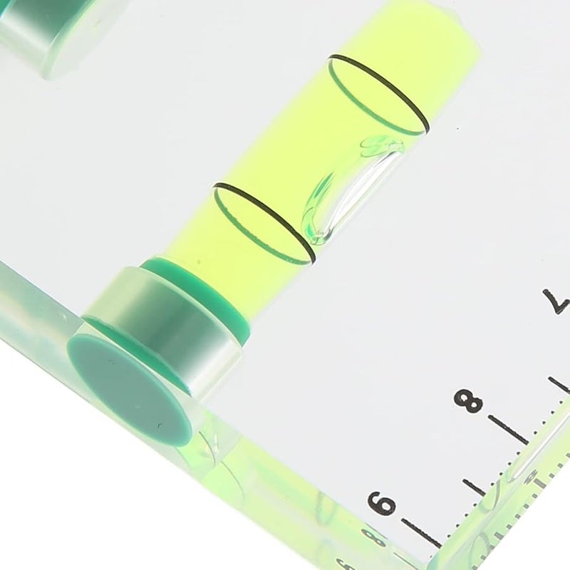 Acrylic Two Way Horizontal Bubble Level High Precision Lightweight Compact For Picture Frame - Image 4
