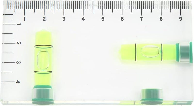 Acrylic Two Way Horizontal Bubble Level High Precision Lightweight Compact For Picture Frame - Image 2