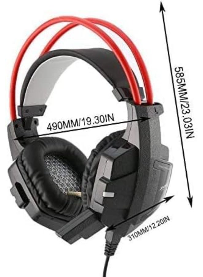 TY-836 Wired Gaming Headset – Multi-Function USB & 3.5mm Headphones for PS4, Xbox, and PC - Image 2