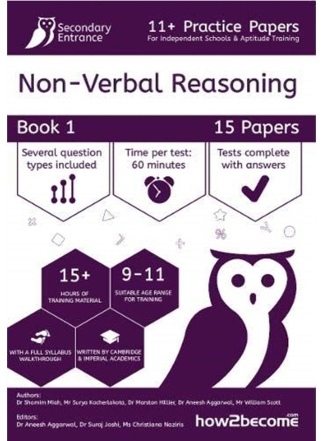 11 Practice Papers For Independent Schools Aptitude Training Non Verbal Reasoning Book 1 - Paperback