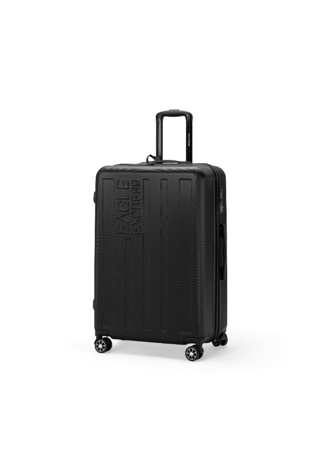 Eagle Express Venture 28-Inch Travel Bag - Black - Durable ABS - Free Protective Cover - 1-Year Warranty - Image 2
