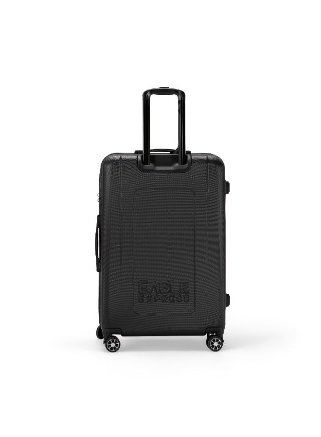 Eagle Express Venture 28-Inch Travel Bag - Black - Durable ABS - Free Protective Cover - 1-Year Warranty - Image 3
