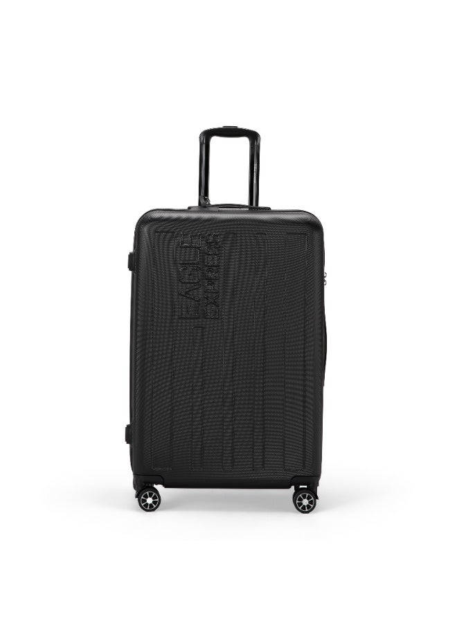 Eagle Express Venture 28-Inch Travel Bag - Black - Durable ABS - Free Protective Cover - 1-Year Warranty - Image 1