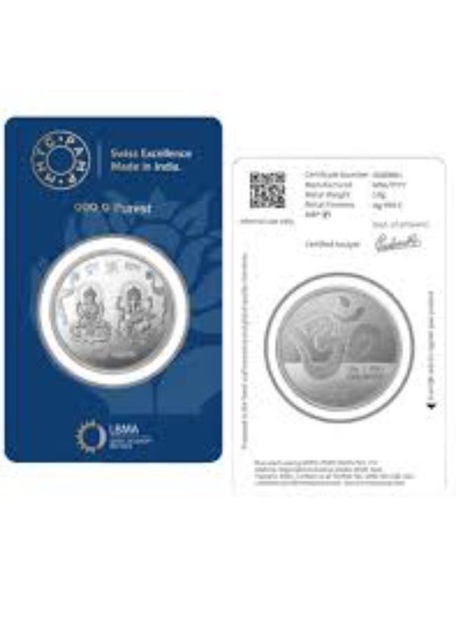 KHUSHBOO JEWELS MMTC-PAMP PURE 999 10 GRAMS COIN - Image 2