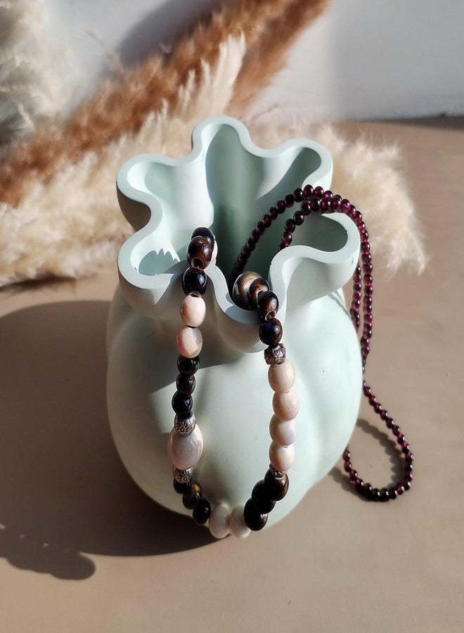 Wehous Unique Vase Resin Molds, Irregular Lucky Bag Container Storage Jar Bottle Mold Silicone Flower Vase Planter Mold for Epoxy Resin Concrete Cement Craft Jewelry Holder Halloween Christmas Decor - Image 3