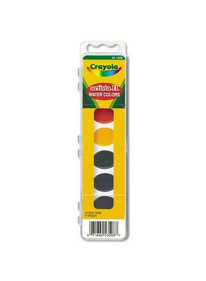 Crayola 531508 Artista Ii 8Color Watercolor Set 8 Assorted Colors Cyo531508 - Image 1