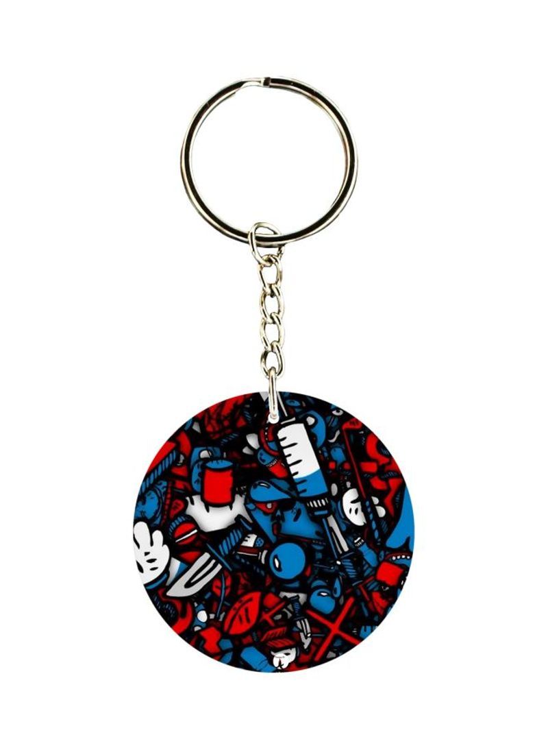 RKN Printed Double Sided Keychain