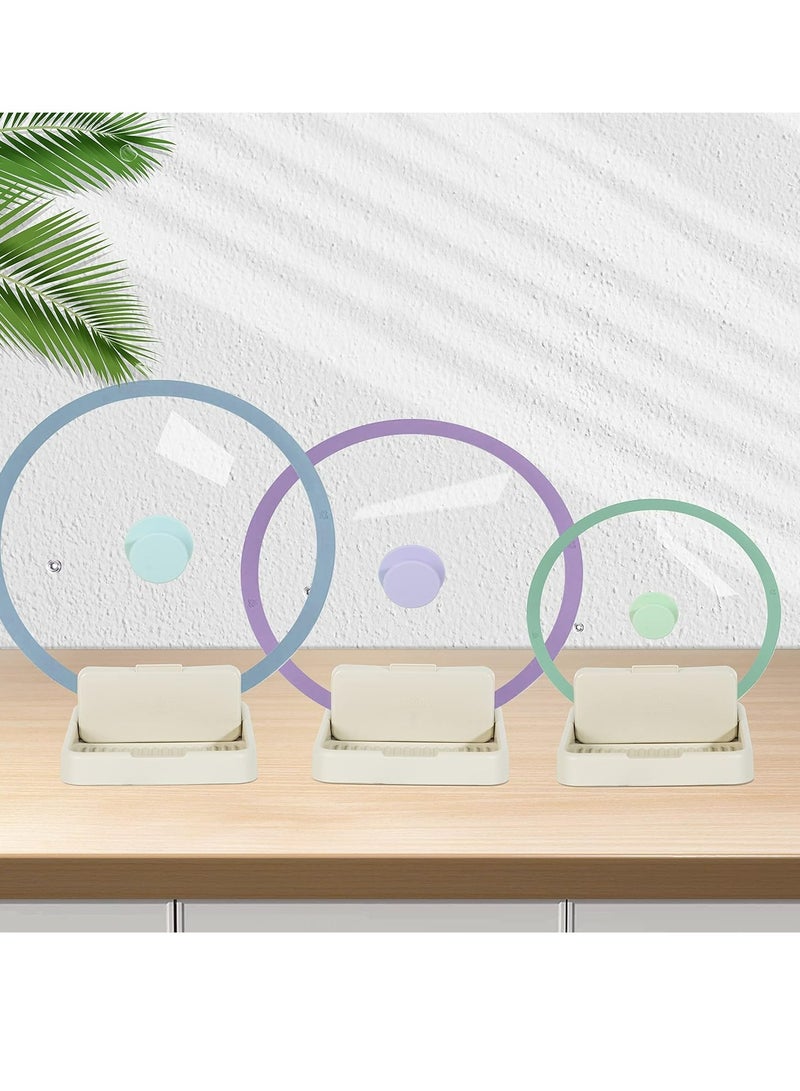 Loquat 2 Pack Spoon Rest with Pot Lid Holder，Spoon Ladle Holder for Kitchen Counter - Image 5