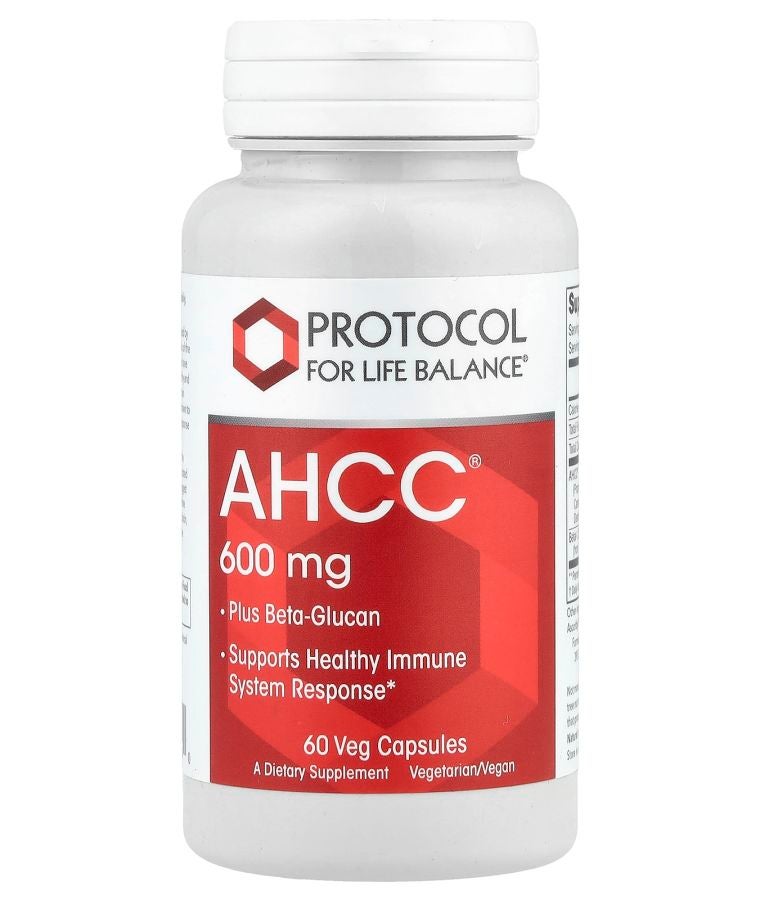 Protocol For Life Balance AHCC® Plus Beta-Glucan 60 Veg Capsules
