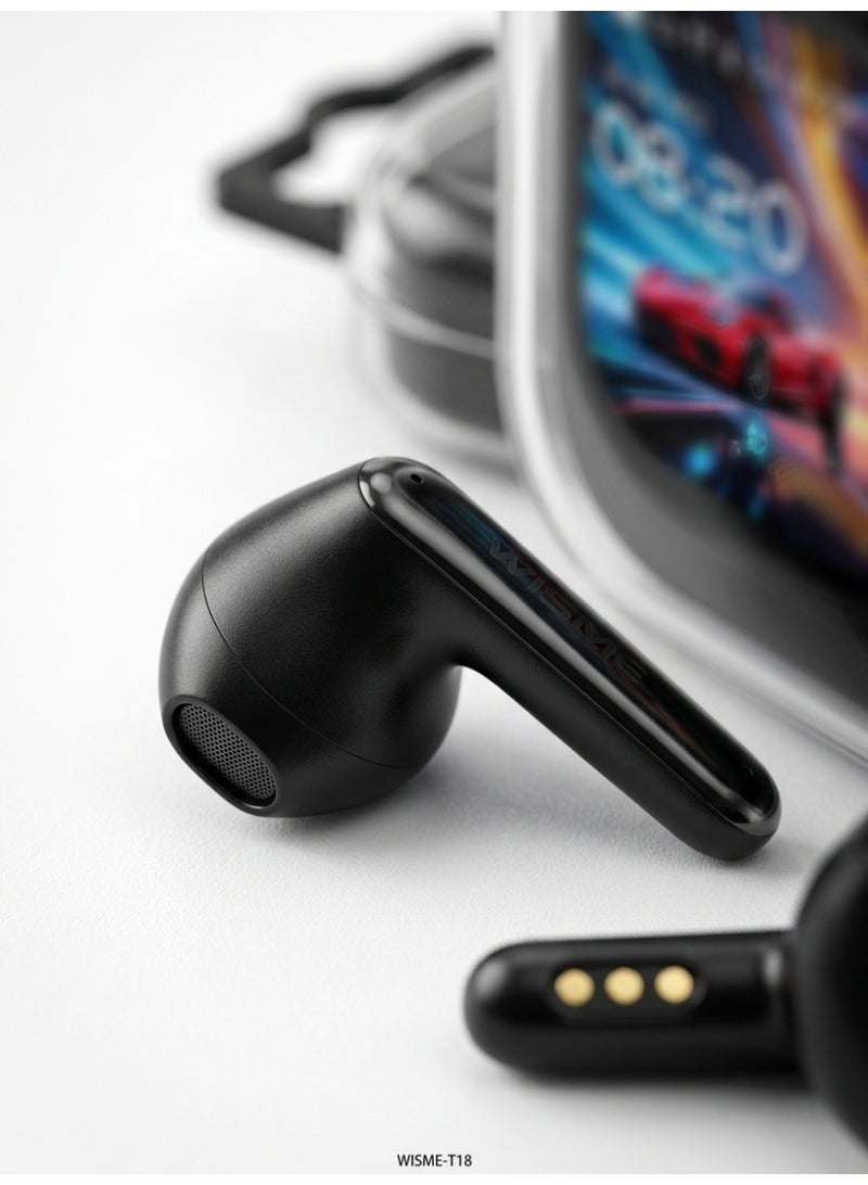 WISME Smart Airpods with Touch Screen - T18 - Image 3