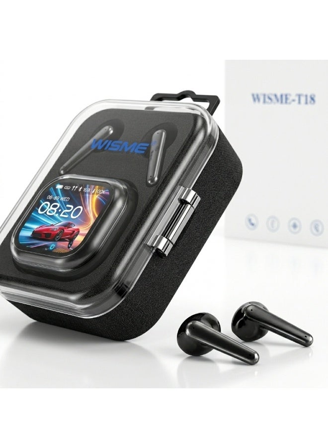 WISME Smart Airpods with Touch Screen - T18 - Image 4
