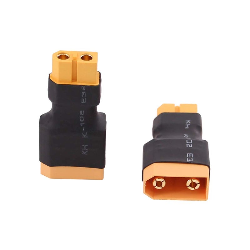 OliRC 2pcs Male XT90 XT-90 to Female XT60 XT-60 Connector Adapter(C95-2) - Image 2
