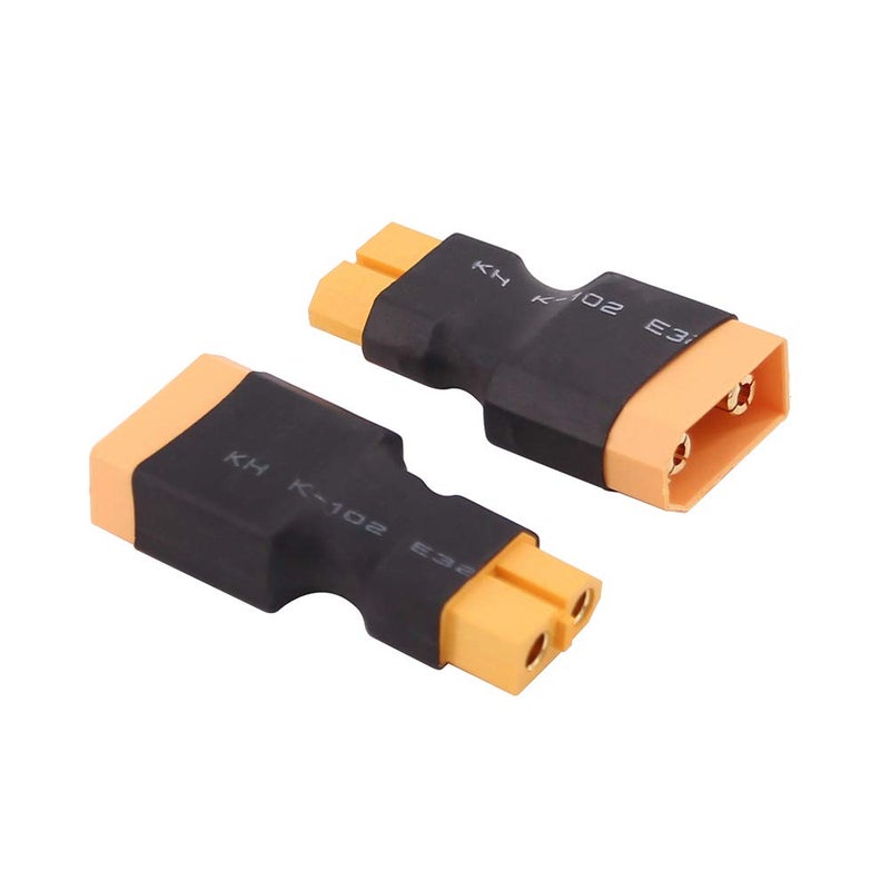 OliRC 2pcs Male XT90 XT-90 to Female XT60 XT-60 Connector Adapter(C95-2) - Image 1