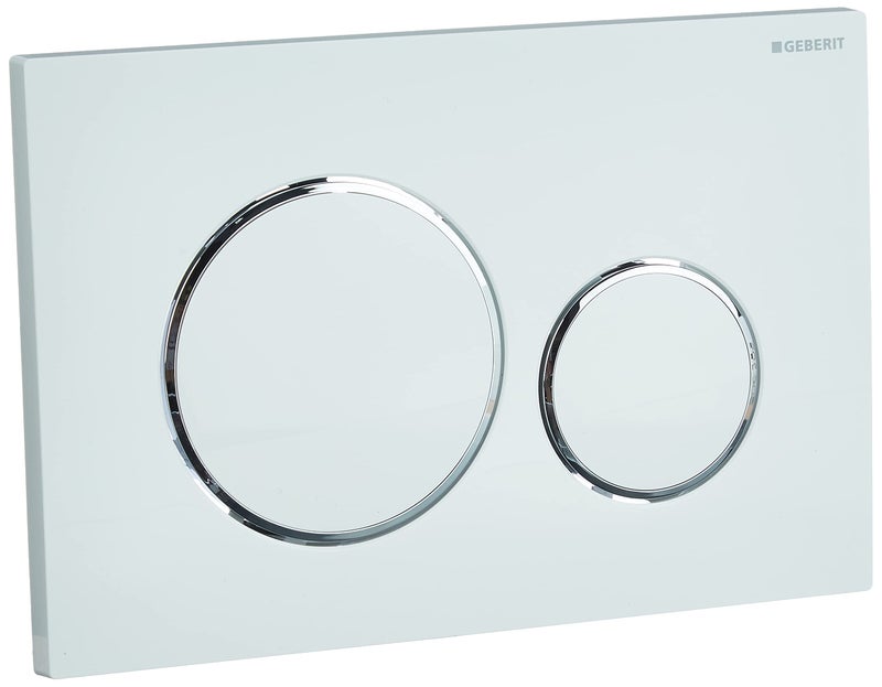 Geberit G115882KJ1 Sigma 20 Dual Flush 16 8 GPF Actuator Plate WhitePolished Chrome - Image 2