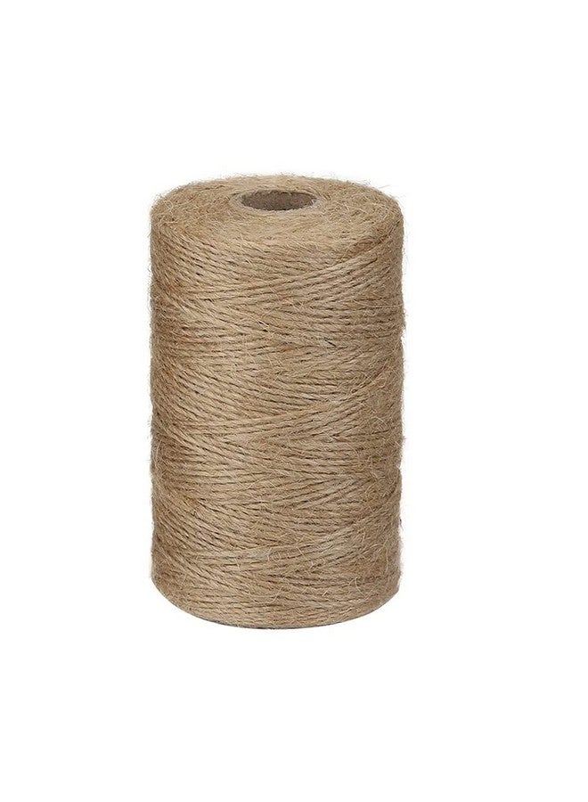ecofynd 200 Meters Natural Jute Cord, Best Thread Material Rope for Wall Hanging, Plant Hanger, Craft Projects, Gifts Wrapping DIY Garden Art (2mm) - Image 1