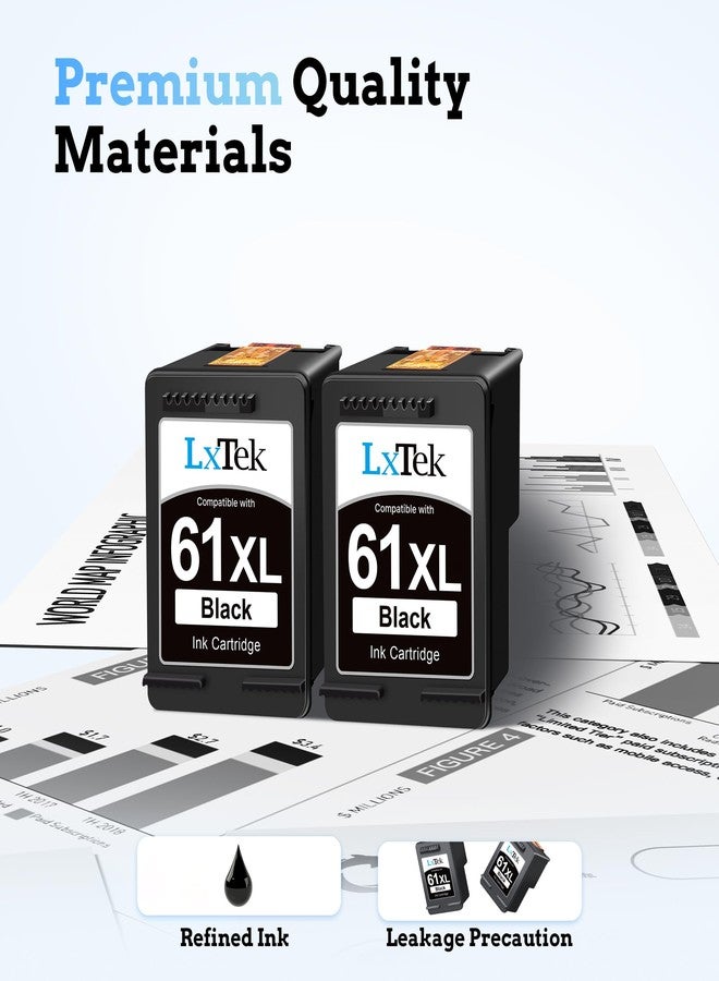 LxTek Remanufactured Ink Cartridge Replacement for HP 61XL Ink Cartridges - Image 4