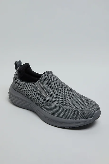 R&B Textured Slip-On Shoes