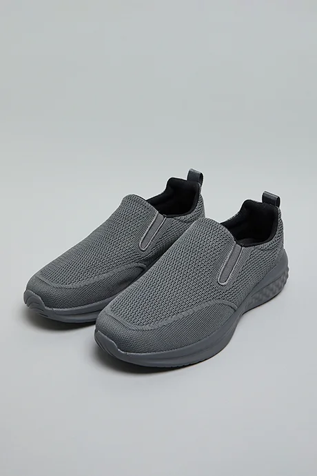 R&B Textured Slip-On Shoes