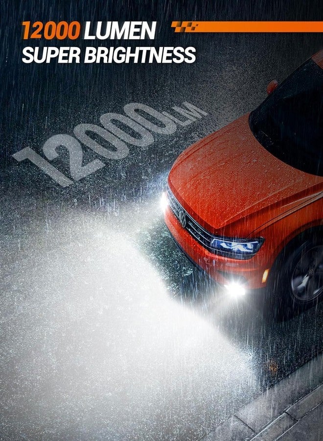 SEALIGHT H10 9140 9145 LED Fog Light Bulbs or DRL, 10000LM 6500K Cool White, 9040 9045 Fog Light LED Bulbs 24W 5530 CSP Chips, Front Fog Lamps for car, trucks, Non-polarity, Pack of 2 - Image 3