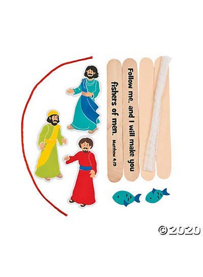 Fun Express Fisher of Men Bible Craft Kit for Kids - Makes 12 - VBS, Sunday School and Religious Craft Activities - Image 2