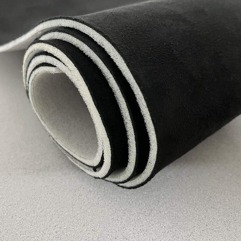Halero Black Car Suede Headliner Fabric 96" x 60" - Image 2