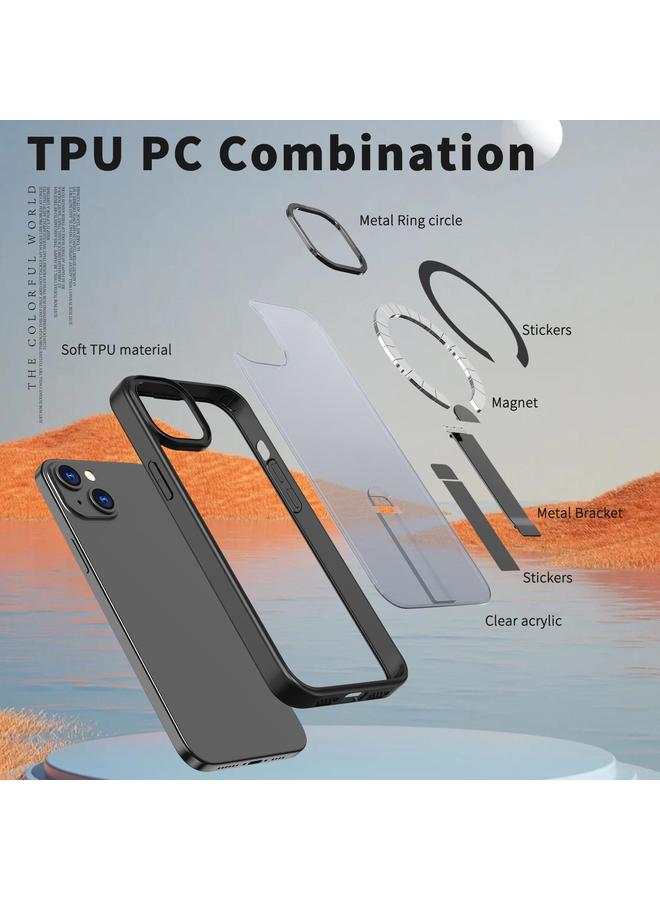 S-TOP Case For iPhone 12 Star Shine Series TPU + PC MagSafe Phone Case with Fold Holder - Image 5