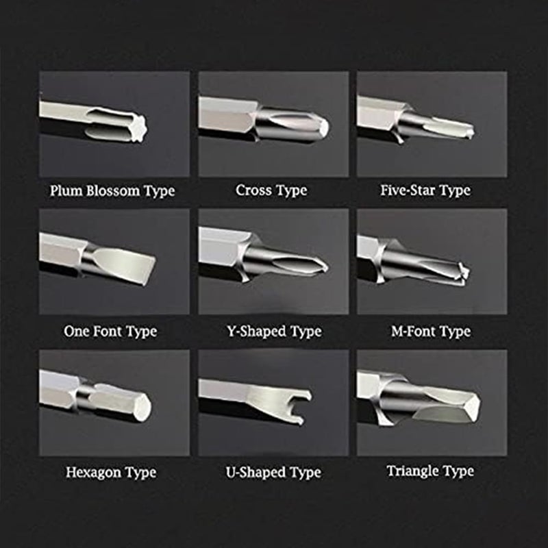 Divinext 45 In 1 Screwdrivers Set Opening Repair Tools Kit For all kind of use 153 X 113 X 34 CM Silver - Image 2