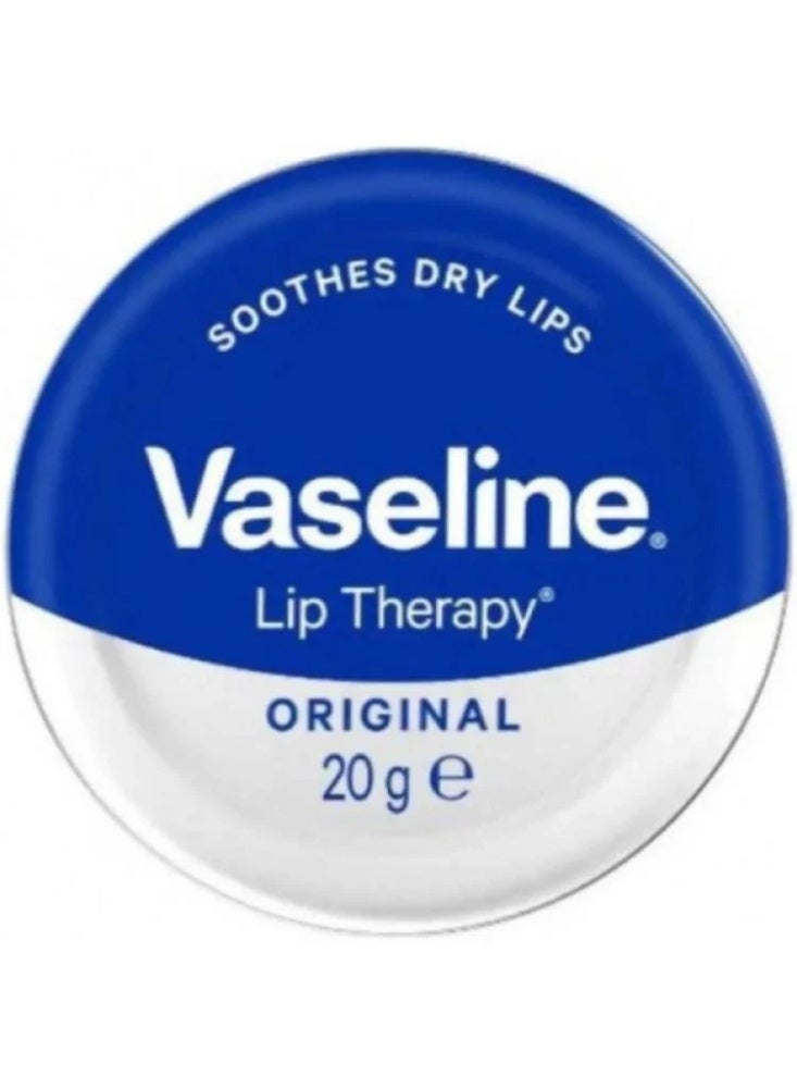 Vaseline Original Lip Balm, 20 grams