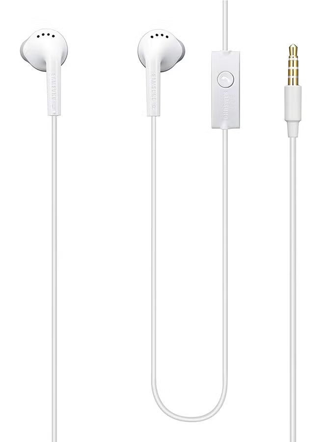 Galaxy In-ear Wired Earphones with Mic White - Image 1