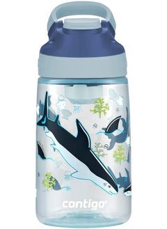 Contigo Gizmo Sip Kids' Drinking Bottle Bpa Free Robust Water Bottle 100 Percent Leak Proof Intuitive Drinking At The Press Of A Button Easy Clean Ideal For Preschool Daycare School Sports 14 Oz  - Image 1