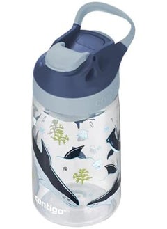 Contigo Gizmo Sip Kids' Drinking Bottle Bpa Free Robust Water Bottle 100 Percent Leak Proof Intuitive Drinking At The Press Of A Button Easy Clean Ideal For Preschool Daycare School Sports 14 Oz  - Image 2