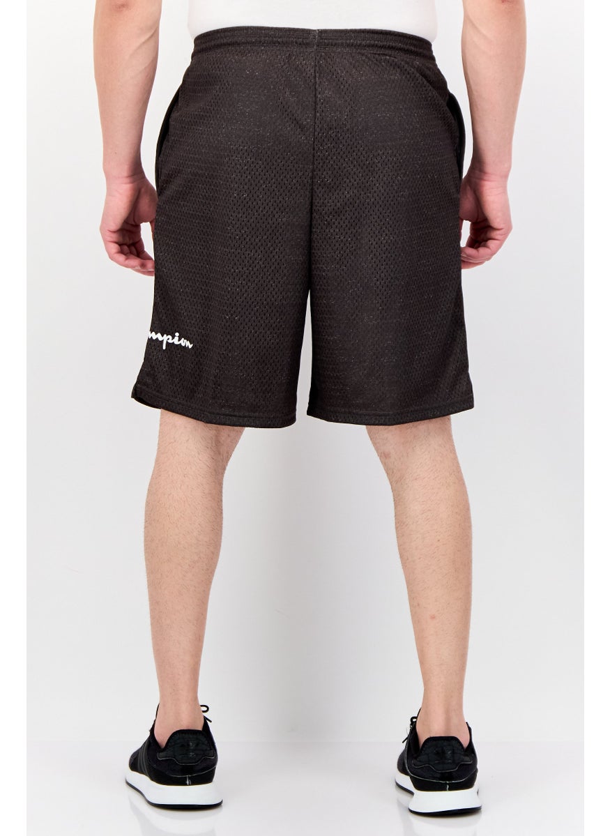 Champion Men Sportswear Fit Drawstring Training Shorts, Charcoal  - Image 3