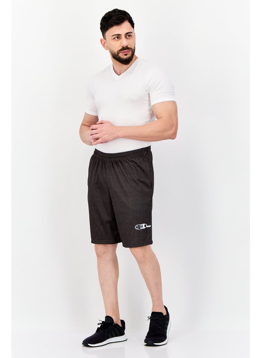 Champion Men Sportswear Fit Drawstring Training Shorts, Charcoal  - Image 2