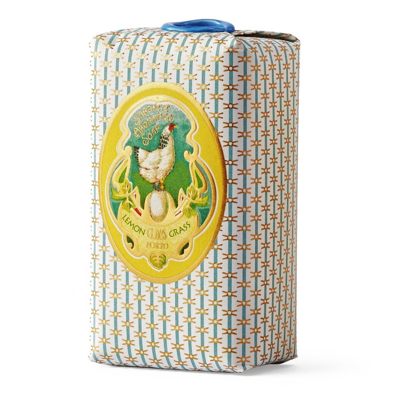 Claus Porto Chicken Lemongrass Body Soap for Men Women Invigorating Cleansing Nourishing Handcrafted Aromatic Fresh 150g 53 oz