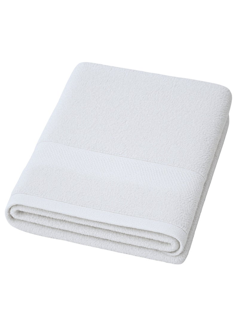 ATEN Homeware 1 Piece Luxury Egyptian Cotton Hand Towel - 1 Ultra Soft Towel 50 x 90 cm - Highly Absorbent, Quick Dry Towel, Suitable for Kids and Adults (White) - Image 1