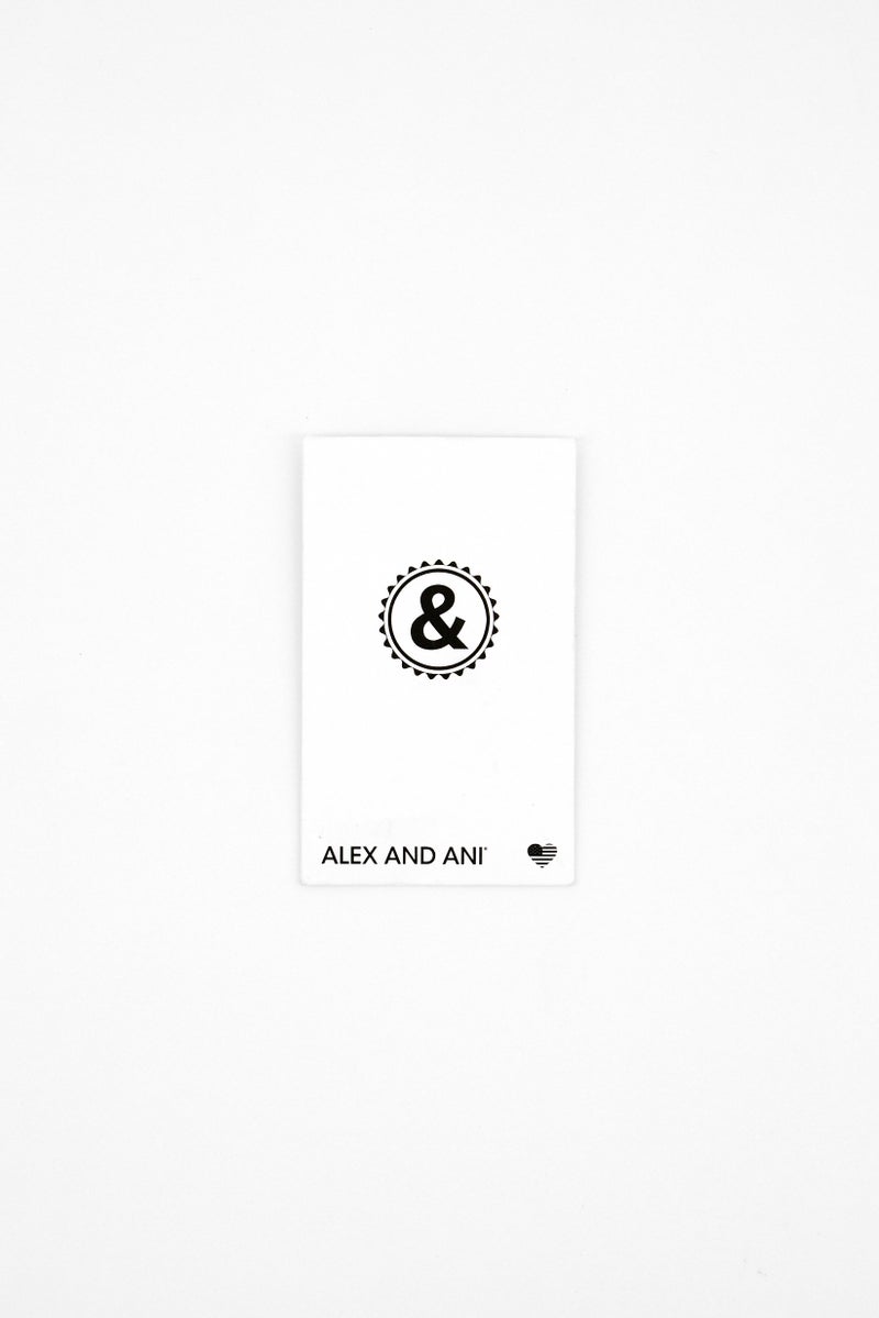 ALEX AND ANI Women Stainless Steel Ampersand Charm Sterling, Silver  - Image 2