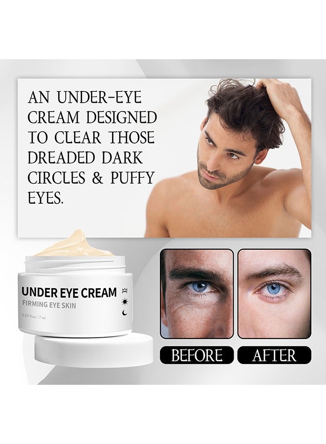 EELHOE Under Eye Cream Firming Eye Skin-Eye Cream For Dark Circles And Puffiness, Anti-aging Caffeine Eye Cream For Men, Brightens, Reduces Puffiness, Dark Circles, And Fine Lines, Eye Treatment for Men 7ml - Image 5