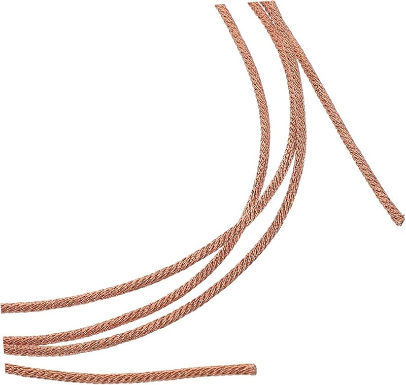 سلك مكبر صوت نحاسي ذهبي 1 متر مرن مقاوم للحرارة العالية للمنزل السيارات المنزلية المتنقلة - Image 4