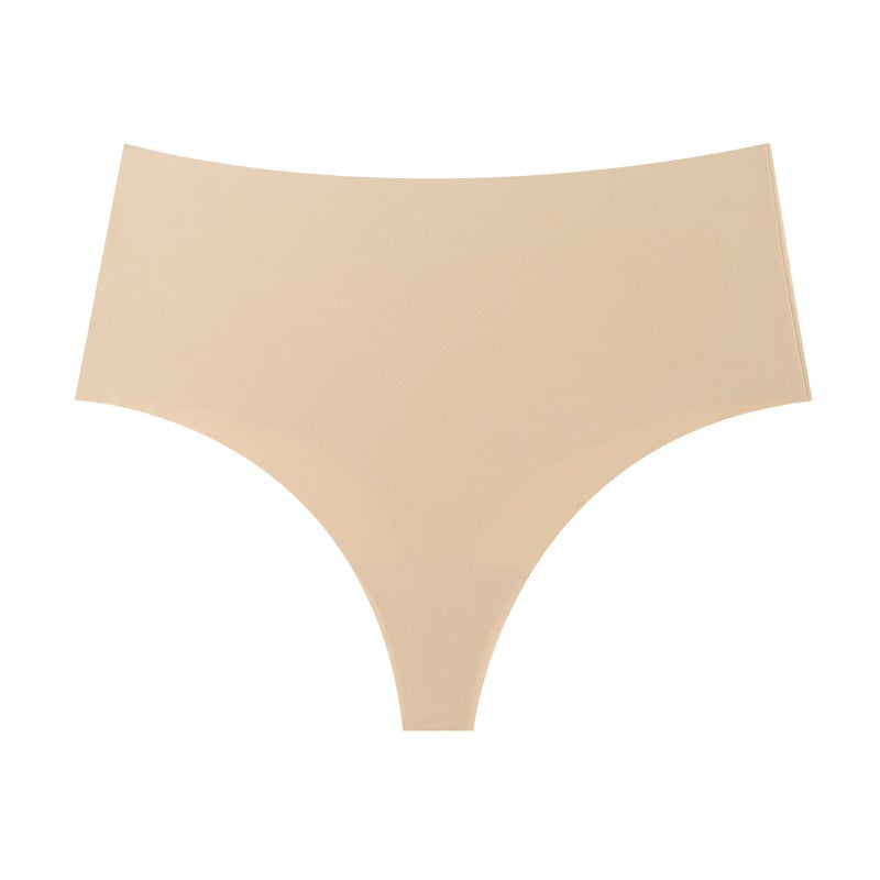 High Waist Thong Breathable Tummy Control Sports Briefs Light purple - Image 2